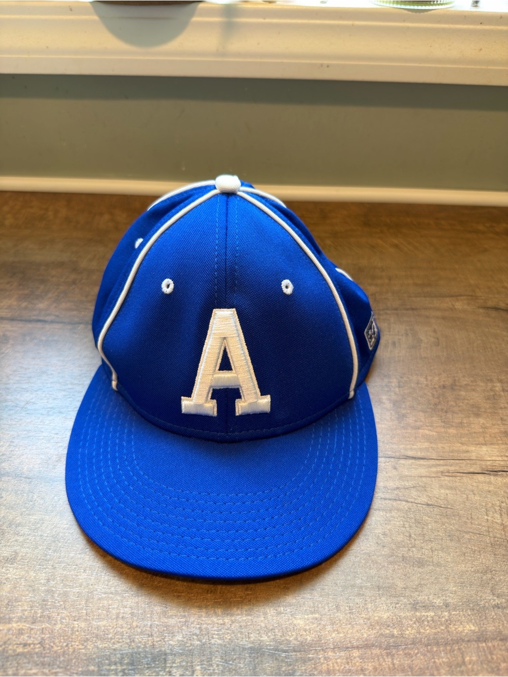 The Game Pro Blue Baseball Cap with White and Red Accents